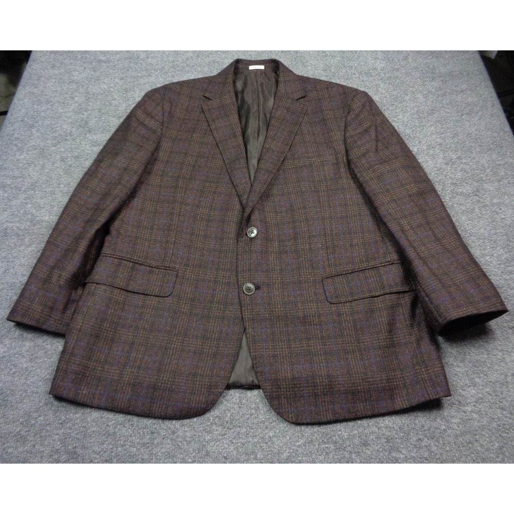 Joseph Abboud Heritage Blazer 44S Glen Check Plaid Reda Super 110's Wool